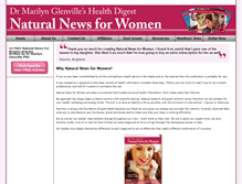 Tablet Screenshot of naturalnewsforwomen.com